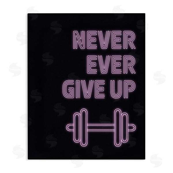 stupell industries Victoria Barnes | Never Ever Give Up Wall Art