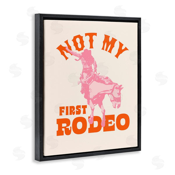 Stupell Industries Victoria Barnes | Not My First Rodeo Phrase Wall Art