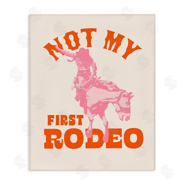 stupell industries Victoria Barnes | Not My First Rodeo Phrase Wall Art