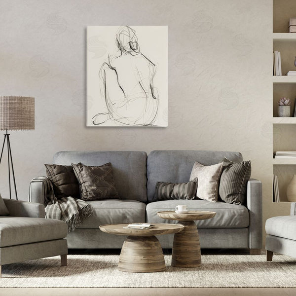 Stupell Industries Victoria Barnes | Nude Figure Drawing Wall Art