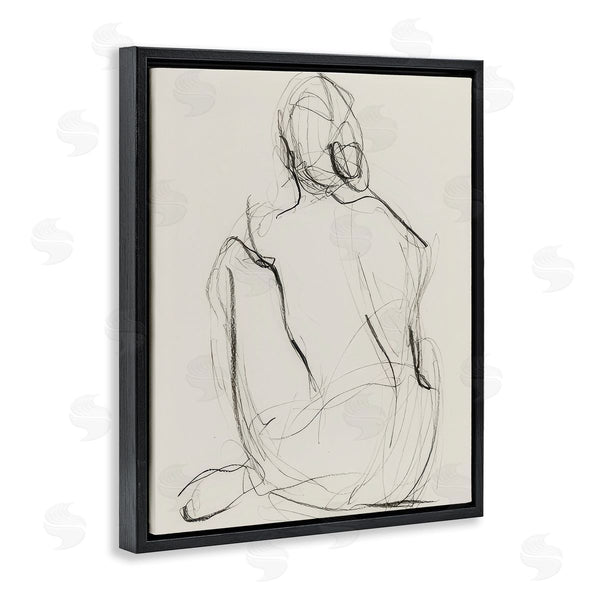 Stupell Industries Victoria Barnes | Nude Figure Drawing Wall Art