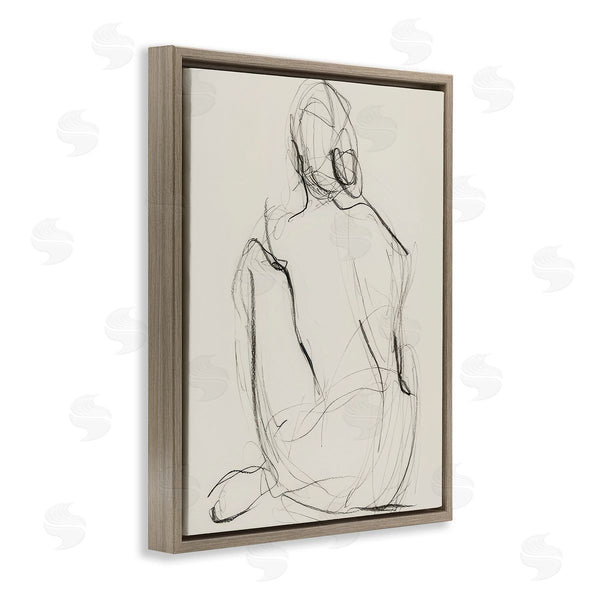 Stupell Industries Victoria Barnes | Nude Figure Drawing Wall Art