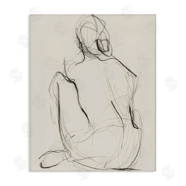 stupell industries Victoria Barnes | Nude Figure Drawing Wall Art