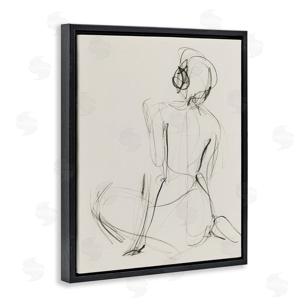 Stupell Industries Victoria Barnes | Nude Figure Study Wall Art