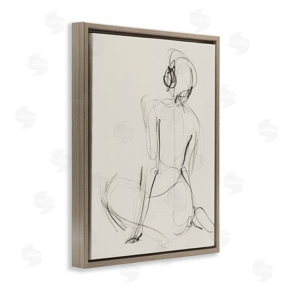Stupell Industries Victoria Barnes | Nude Figure Study Wall Art