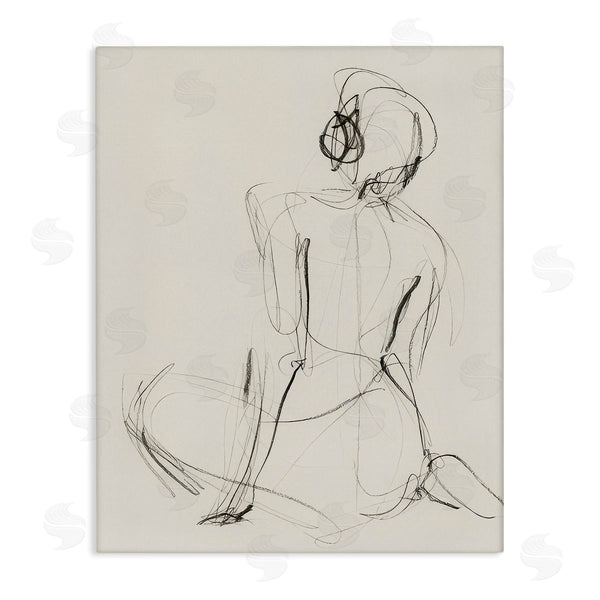 stupell industries Victoria Barnes | Nude Figure Study Wall Art