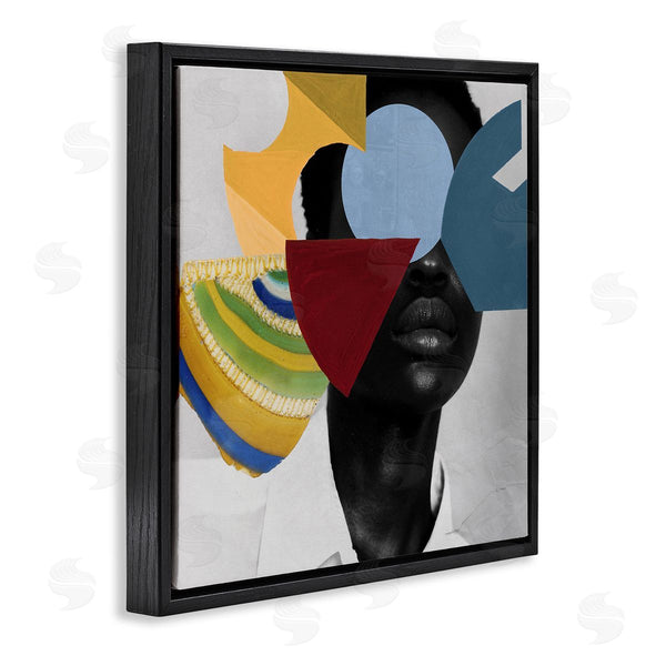 Stupell Industries Victoria Barnes | Obscura Shapes Over Portrait