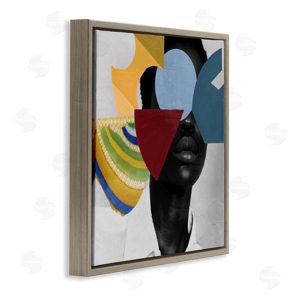 Stupell Industries Victoria Barnes | Obscura Shapes Over Portrait