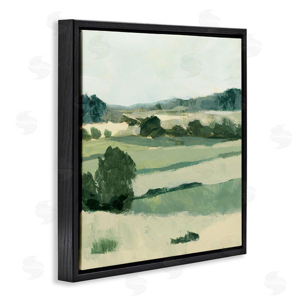 Stupell Industries Victoria Barnes | Open Countryside Landscape Soft Green Rolling Hills Wall Art