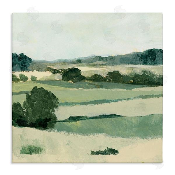 stupell industries Victoria Barnes | Open Countryside Landscape Soft Green Rolling Hills Wall Art