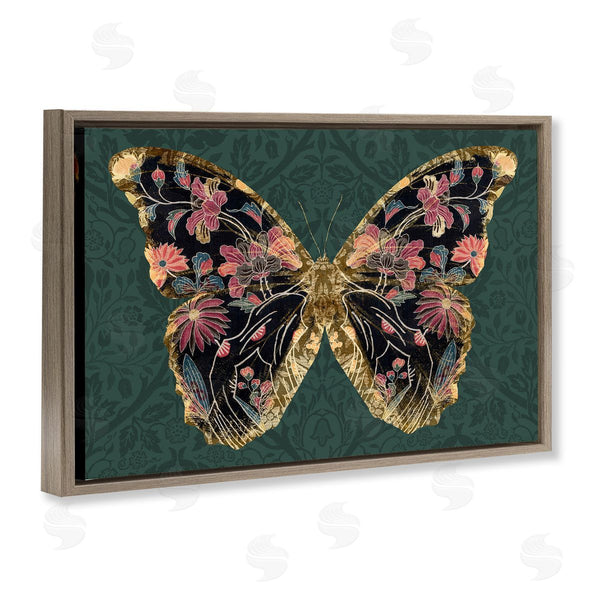 Stupell Industries Victoria Barnes | Ornate Pattern Butterfly Wall Art
