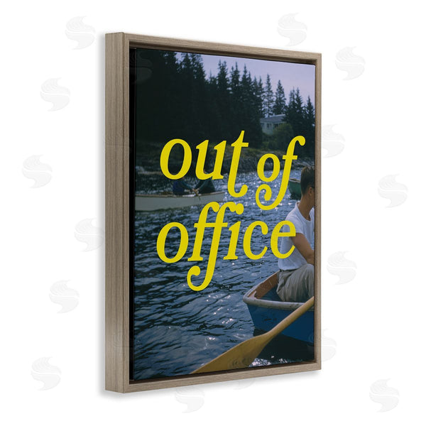 Stupell Industries Victoria Barnes | Out Of Office Lake View Wall Art