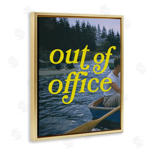 Stupell Industries Victoria Barnes | Out Of Office Lake View Wall Art
