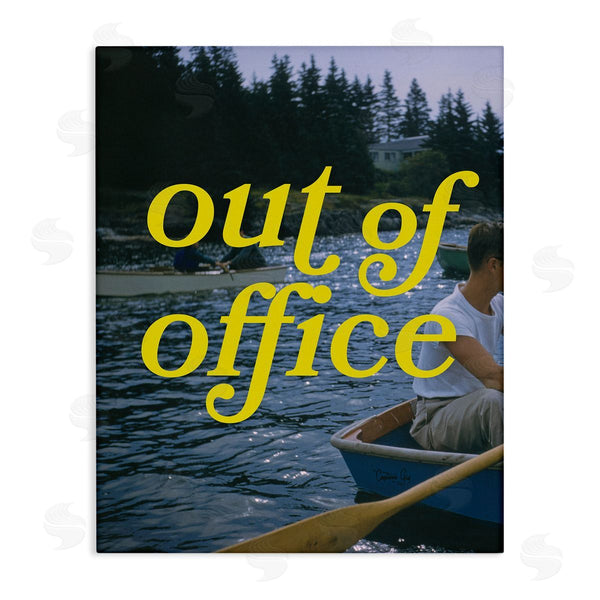 stupell industries Victoria Barnes | Out of Office Lake View Wall Art