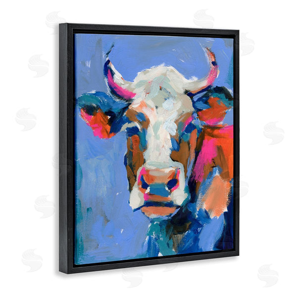 Stupell Industries Victoria Barnes | Painterly Cow Portrait Wall Art