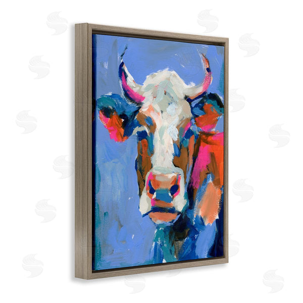 Stupell Industries Victoria Barnes | Painterly Cow Portrait Wall Art