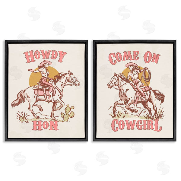 Stupell Industries Victoria Barnes | Pastel Cowgirl Phrases Wall Art