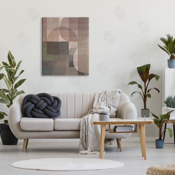 Stupell Industries Victoria Barnes | Patterned Earth Tone Shapes Wall Art