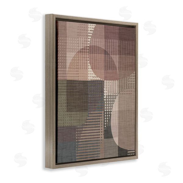 Stupell Industries Victoria Barnes | Patterned Earth Tone Shapes Wall Art