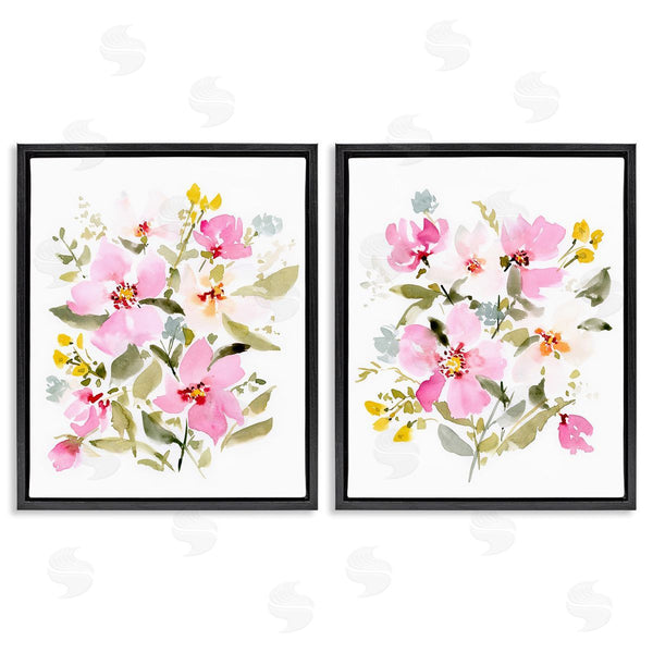 Stupell Industries Victoria Barnes | Pink Scattered Blooms Wall Art