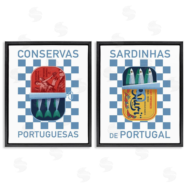 Stupell Industries Victoria Barnes | Portuguese Canned Sardines Wall Art