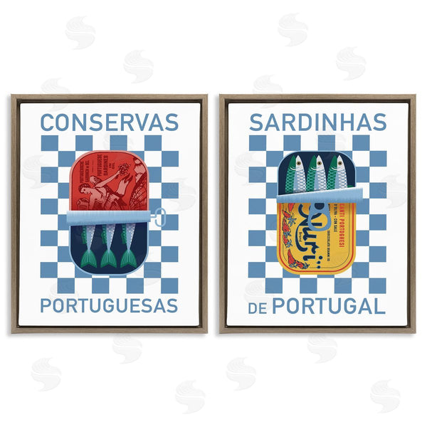 Stupell Industries Victoria Barnes | Portuguese Canned Sardines Wall Art