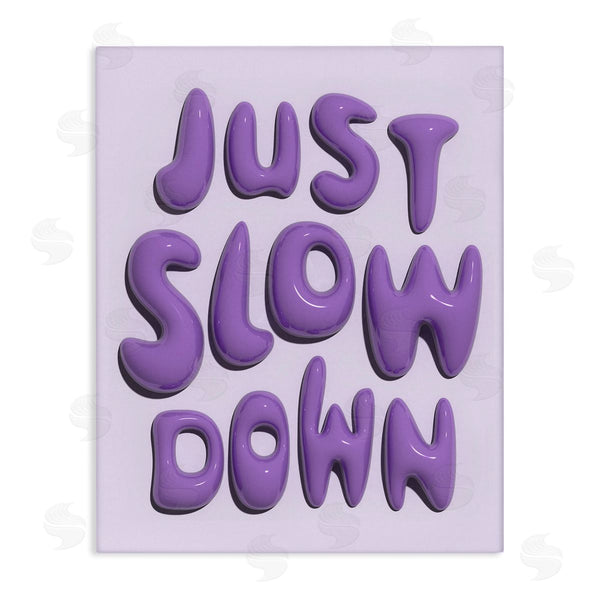 stupell industries Victoria Barnes | Purple Just Slow Down