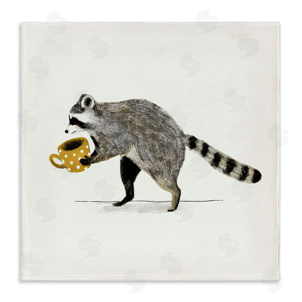 stupell industries Victoria Barnes | Raccoon & Coffee Mug Wall Art