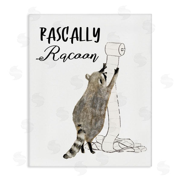 stupell industries Victoria Barnes | Rascally Racoon Toilet Paper