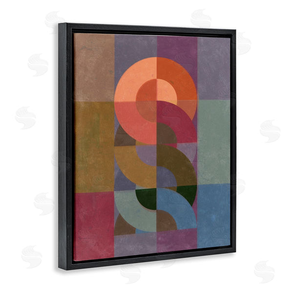 Stupell Industries Victoria Barnes | Retro Interlocking Circles