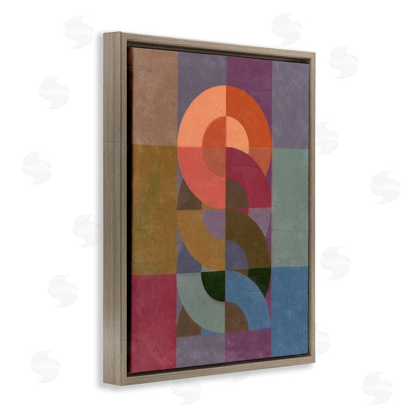 Stupell Industries Victoria Barnes | Retro Interlocking Circles