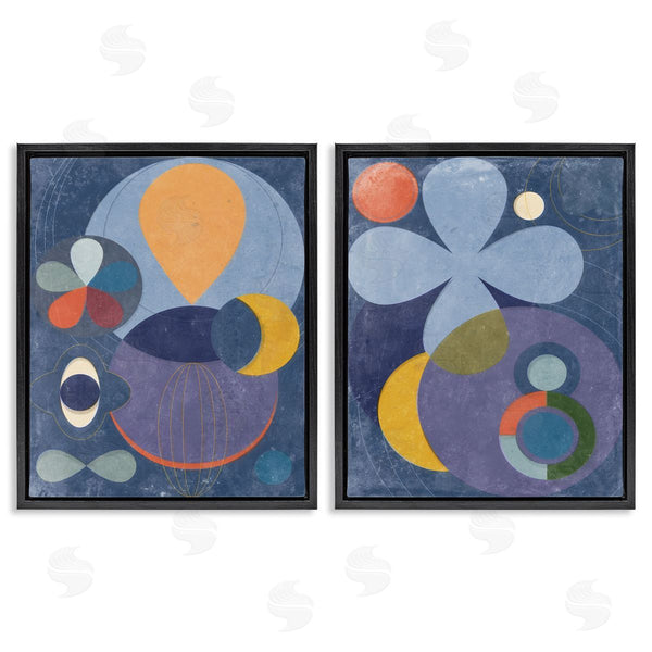 Stupell Industries Victoria Barnes | Retro Mixed Shapes