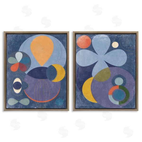 Stupell Industries Victoria Barnes | Retro Mixed Shapes
