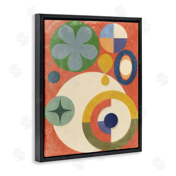 Stupell Industries Victoria Barnes | Retro Overlapping Shapes