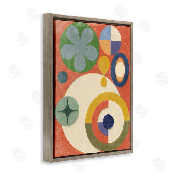 Stupell Industries Victoria Barnes | Retro Overlapping Shapes