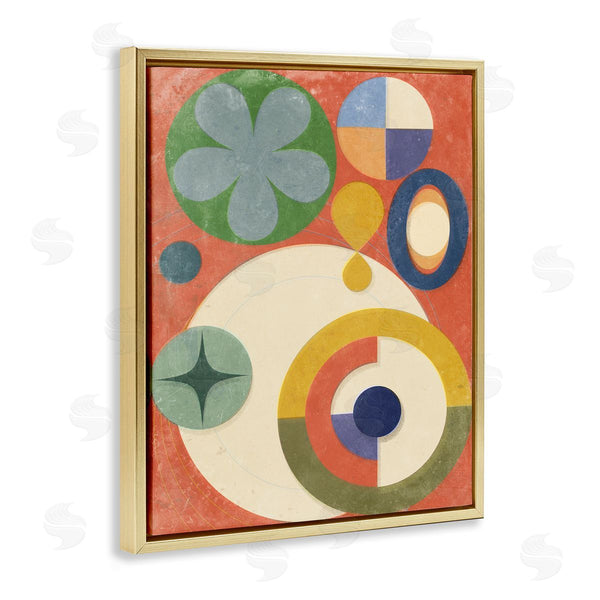 Stupell Industries Victoria Barnes | Retro Overlapping Shapes
