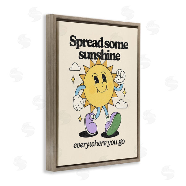 Stupell Industries Victoria Barnes | Retro Spread Some Sunshine