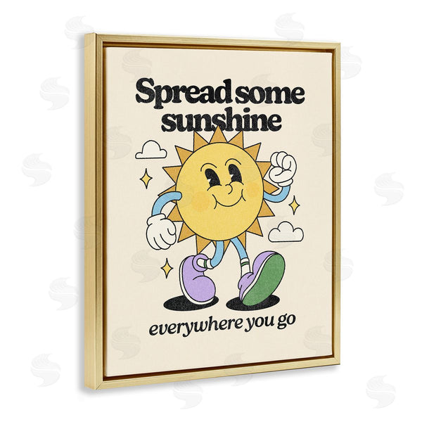 Stupell Industries Victoria Barnes | Retro Spread Some Sunshine