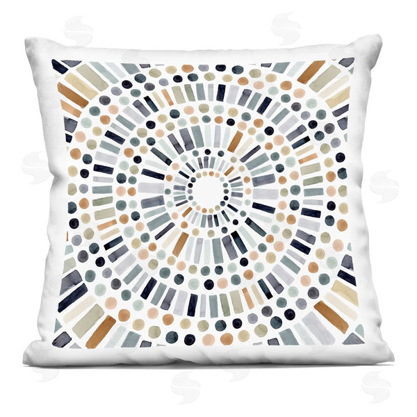 stupell industries Victoria Barnes | Rustic Abstract Shapes Printed Throw Pillow