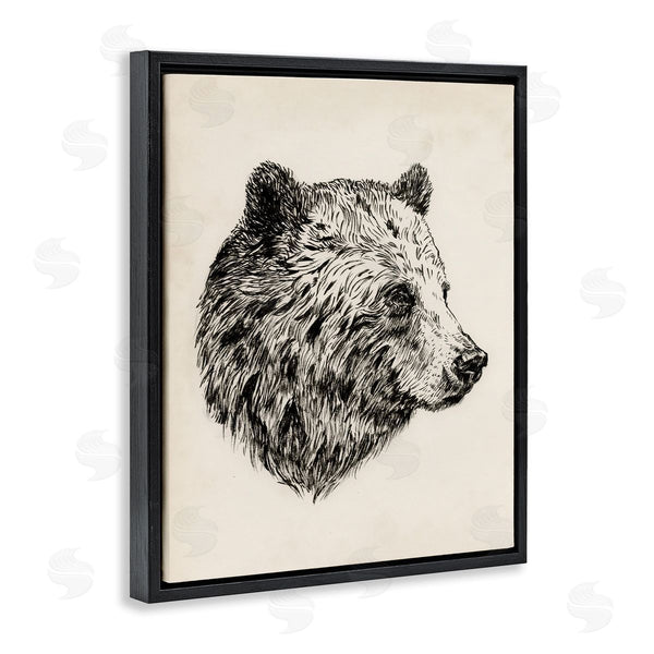 Stupell Industries Victoria Barnes | Rustic Bear Drawing