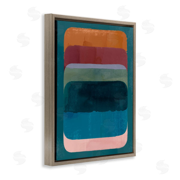 Stupell Industries Victoria Barnes | Rustic Inspired Ombre Pattern