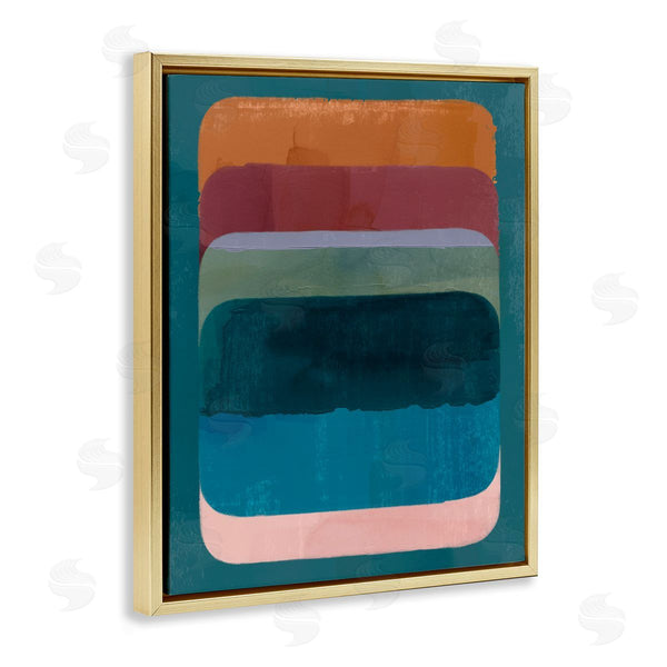 Stupell Industries Victoria Barnes | Rustic Inspired Ombre Pattern