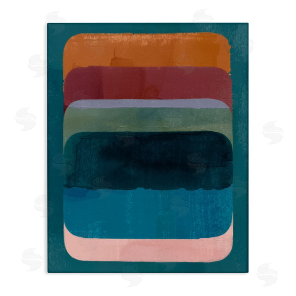 stupell industries Victoria Barnes | Rustic Inspired Ombre Pattern