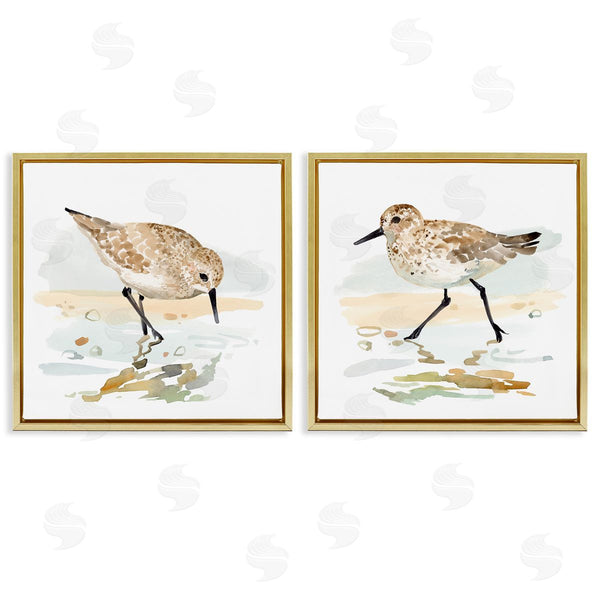 Stupell Industries Victoria Barnes | Sea Birds On Shore