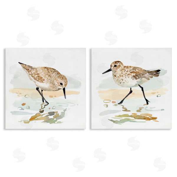 stupell industries Victoria Barnes | Sea Birds on Shore