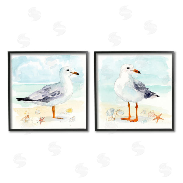 Stupell Industries Victoria Barnes | Seagull & Sandpiper Birds