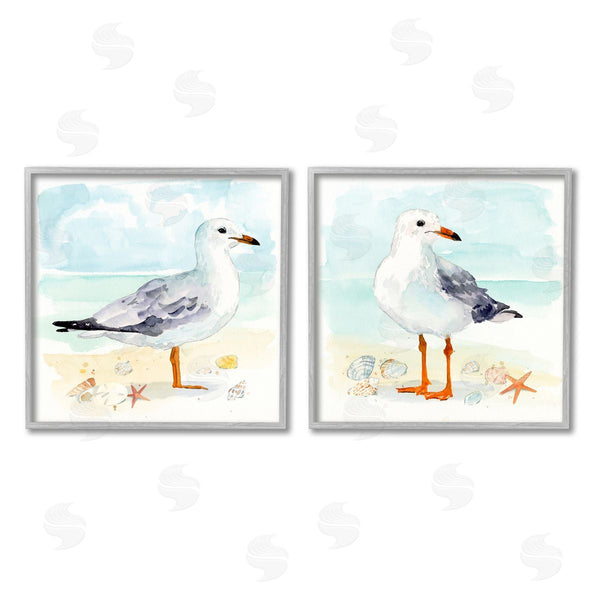 Stupell Industries Victoria Barnes | Seagull & Sandpiper Birds