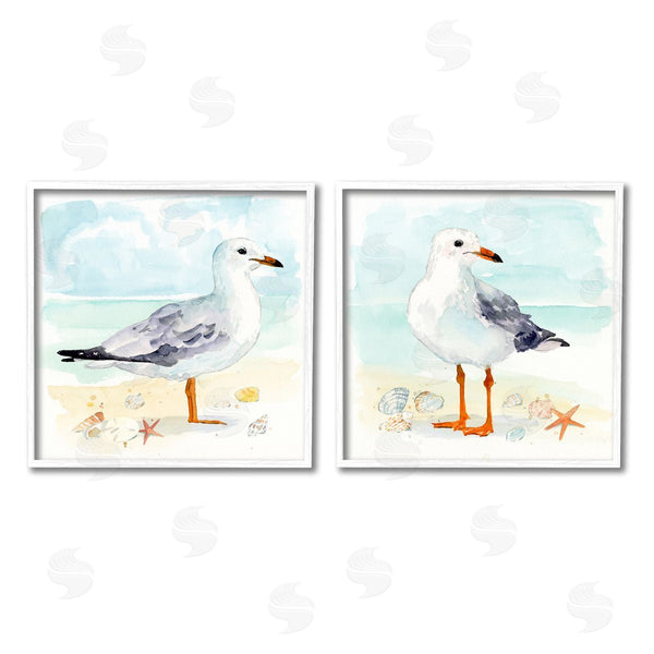 Stupell Industries Victoria Barnes | Seagull & Sandpiper Birds