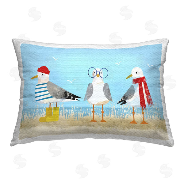 Stupell Industries Victoria Barnes | Seagulls In Winter Clothes