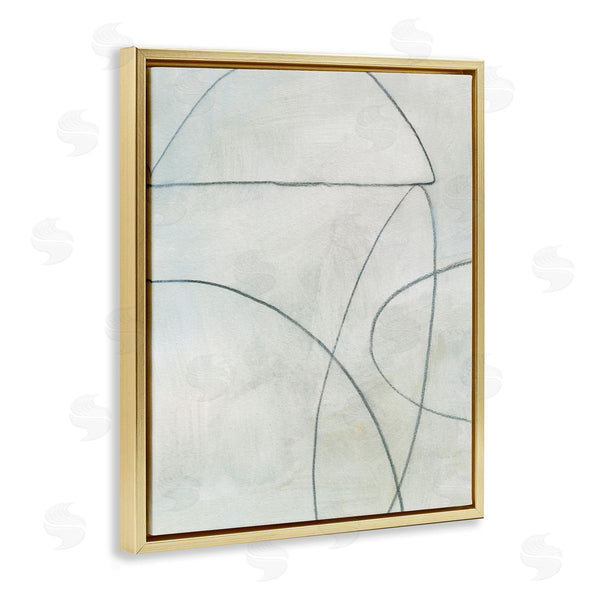 Stupell Industries Victoria Barnes | Shapes Sketch On Grey